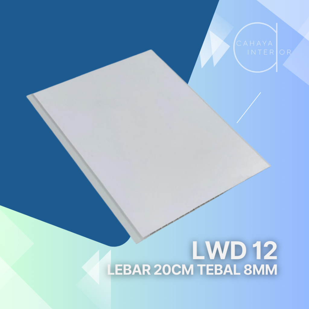 LAMIWOOD PVC Premium White Base – Plafon & Kolong Meja, Tahan Air & Rayap | Glossy/Doff | 4m & 6m