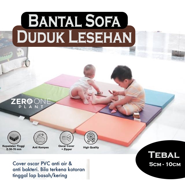 Alas Duduk Lesehan Busa Empuk Tebal Bahan Oscar Waterproof Anti Air Alas Duduk Kursi Bantal Sofa Bus