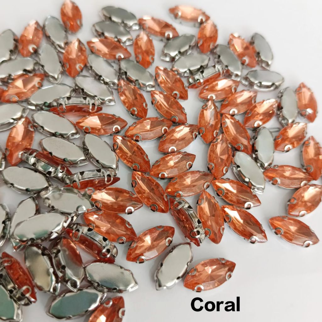 (GROSIR) PAYET CANGKANG SAMPAN ACRILYC 7X15 mm 1 PACK (-+ 1000 Pcs)