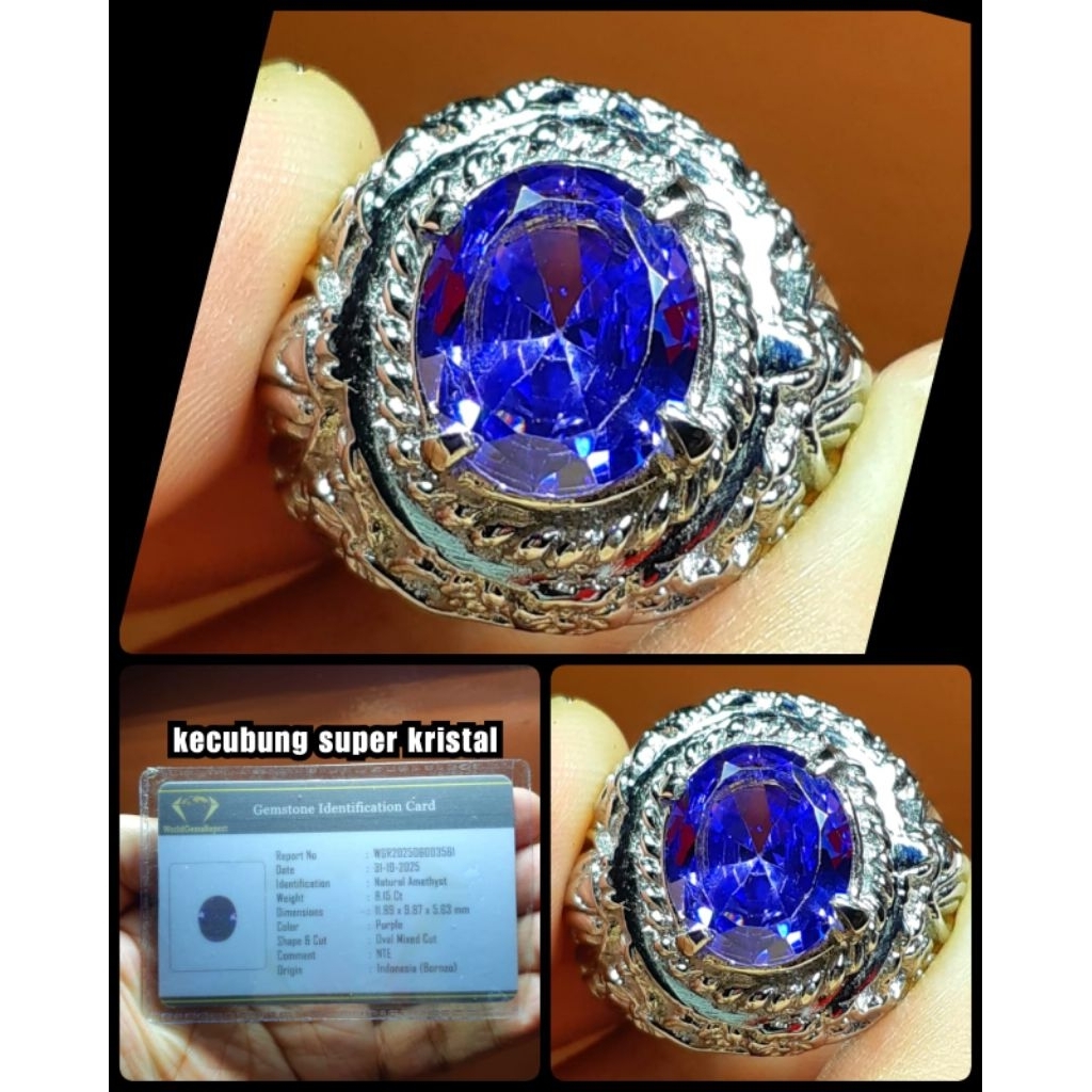 natural batu kecubung Kalimantan super kristal HQ