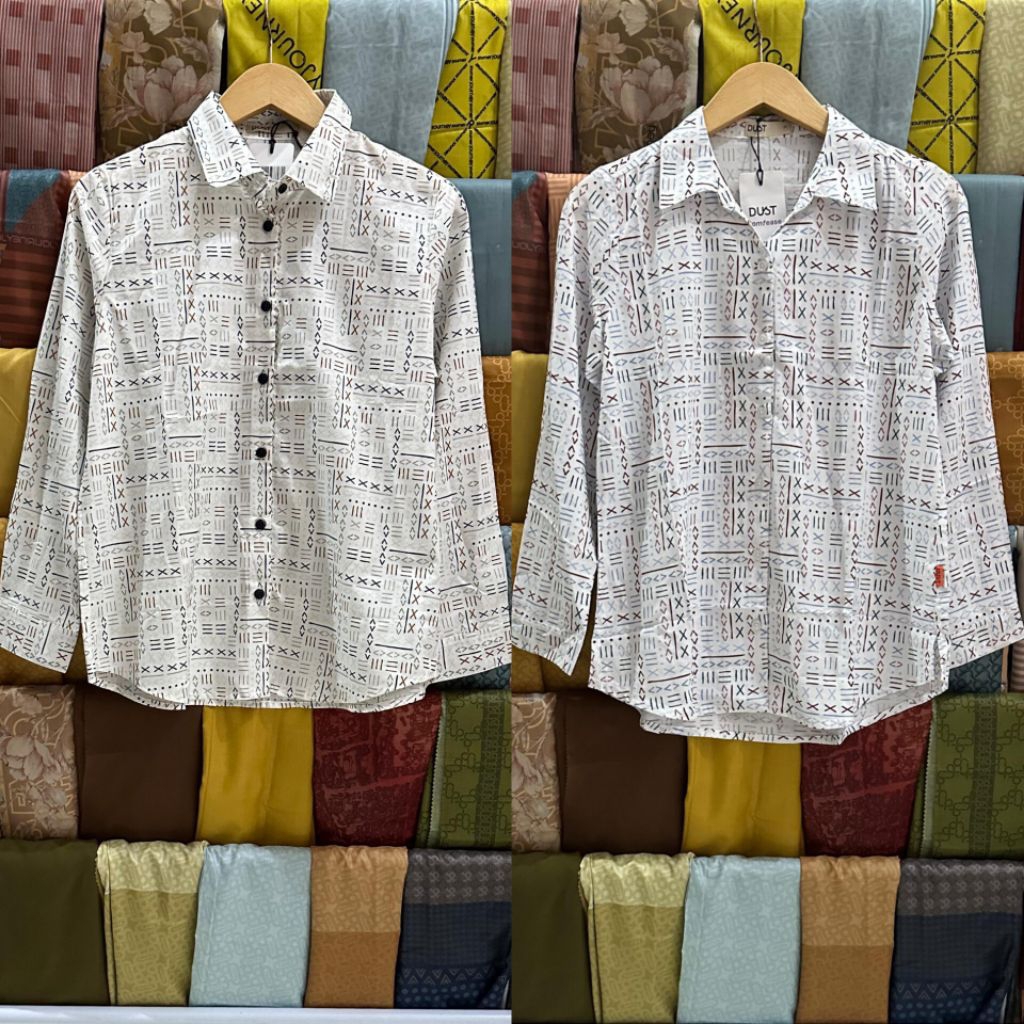 White Blouse - DUST, Pakaian Wanita