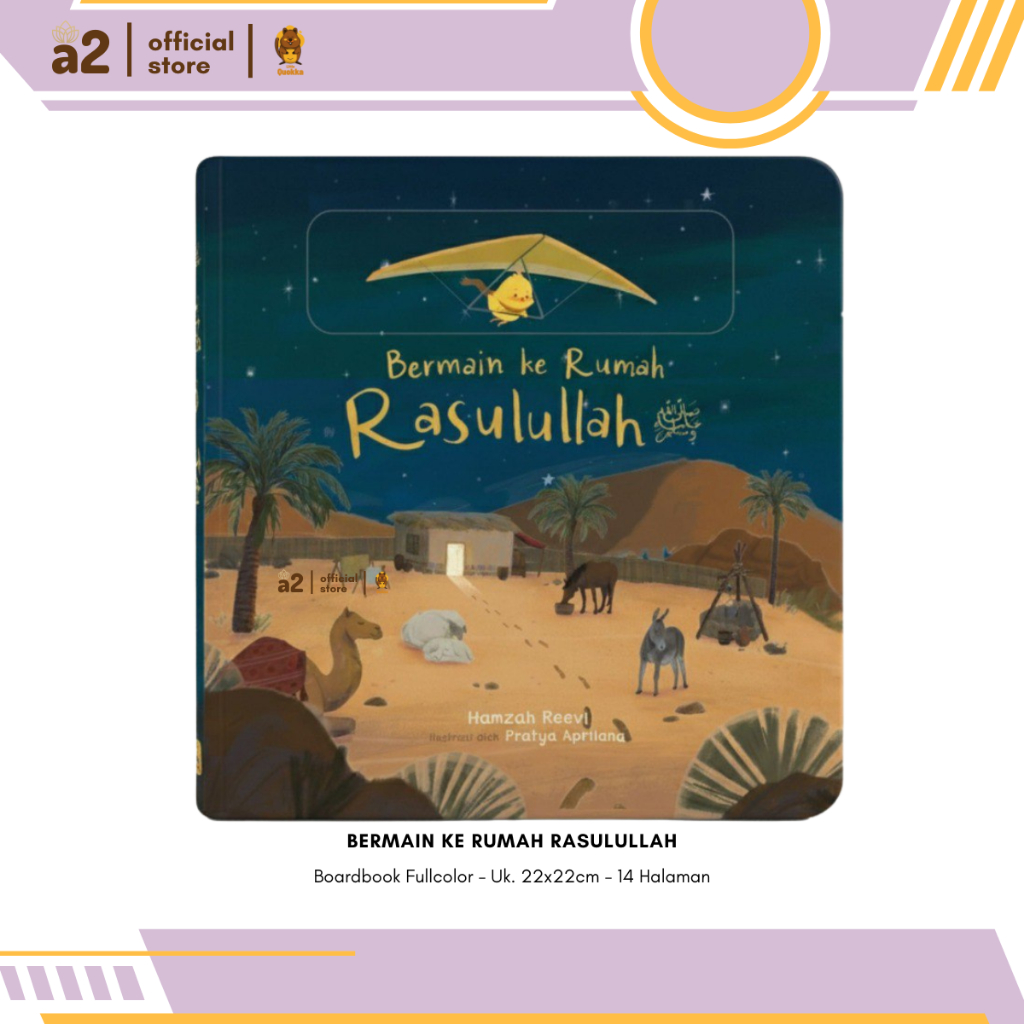 [Little Quokka] PRE ORDER - Bermain Ke Rumah Rasulullah Surau Kecil Boardbook