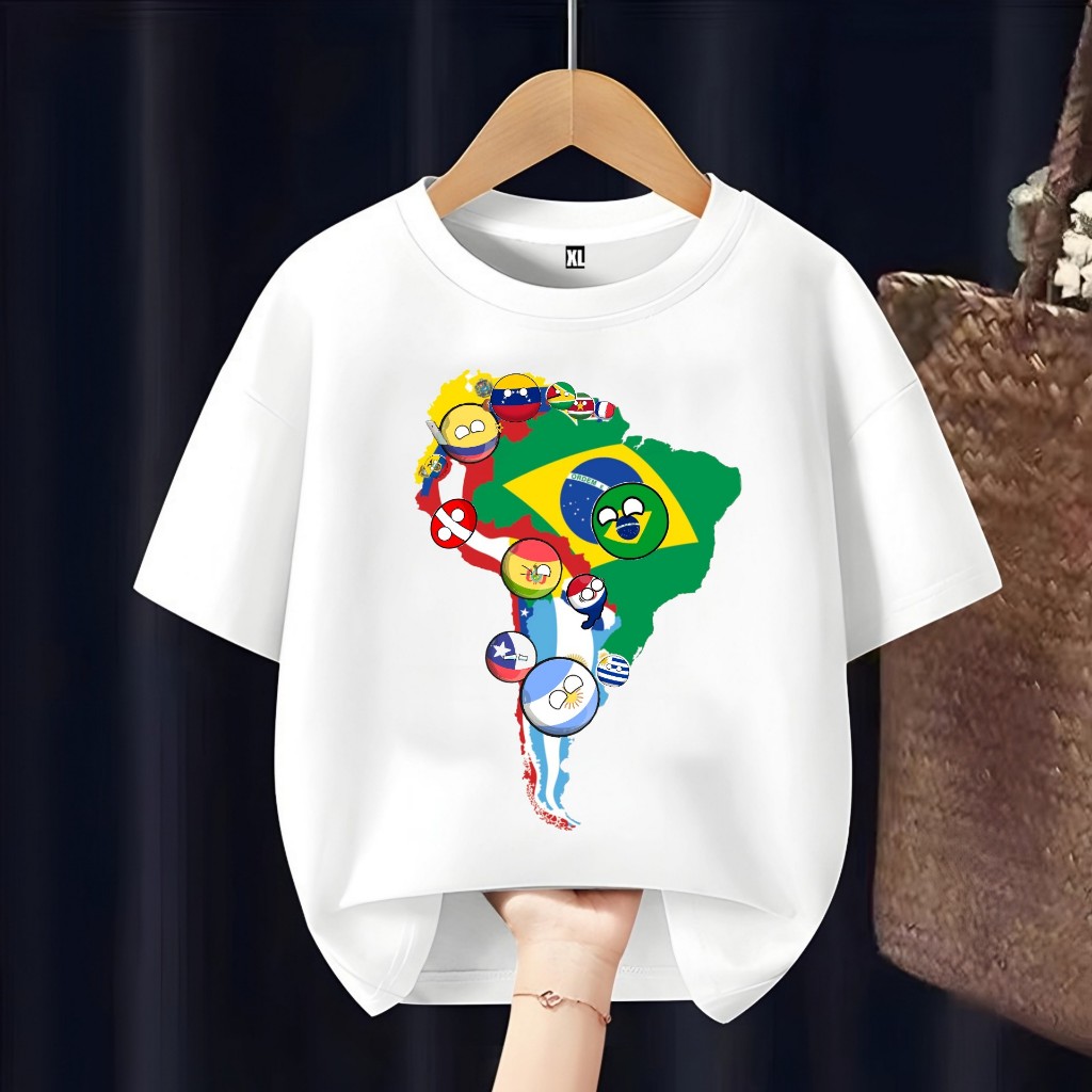 BAJU KAOS ANAK COUNTRY BALL MAPS HUMAN COUNTRY FREE CUSTOM NAMA