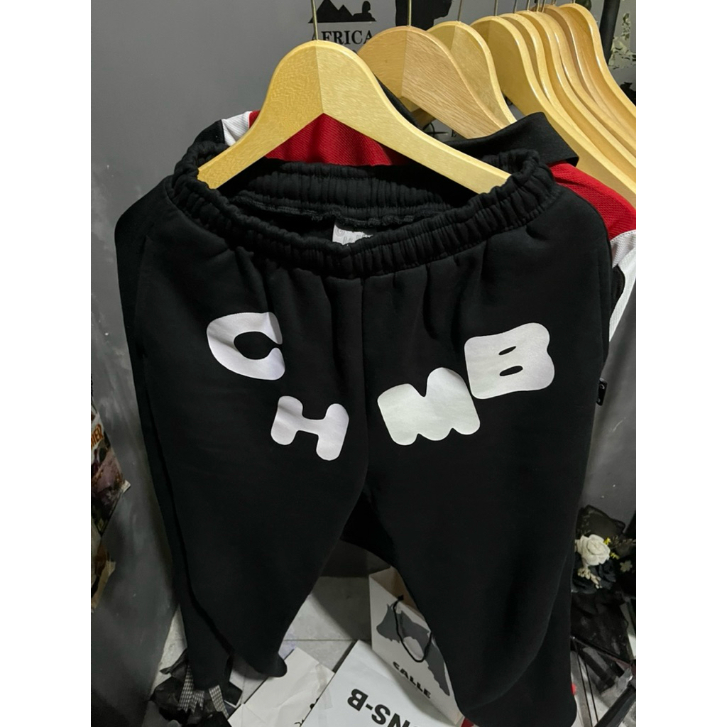 100% ORIGINAL SWEATPANTS CHMB BLACK SIZE XL