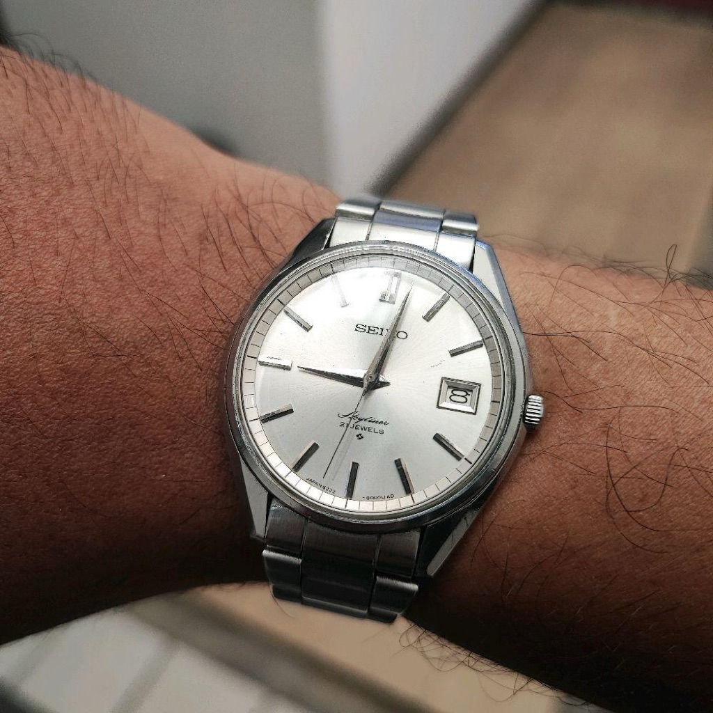 Jam Seiko Skyliner 21 jewels manual winding watch