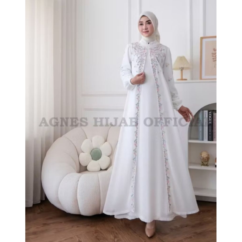 gamis ceruty bordir