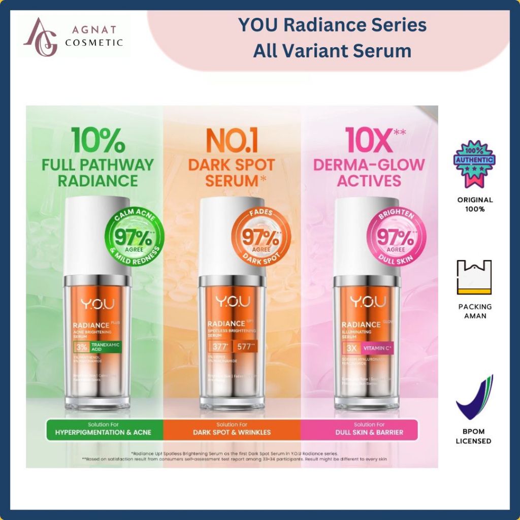 YOU Radiance Plus Acne Brightening Serum | YOU Radiance Glow Illuminating Serum | YOU Radiance UP