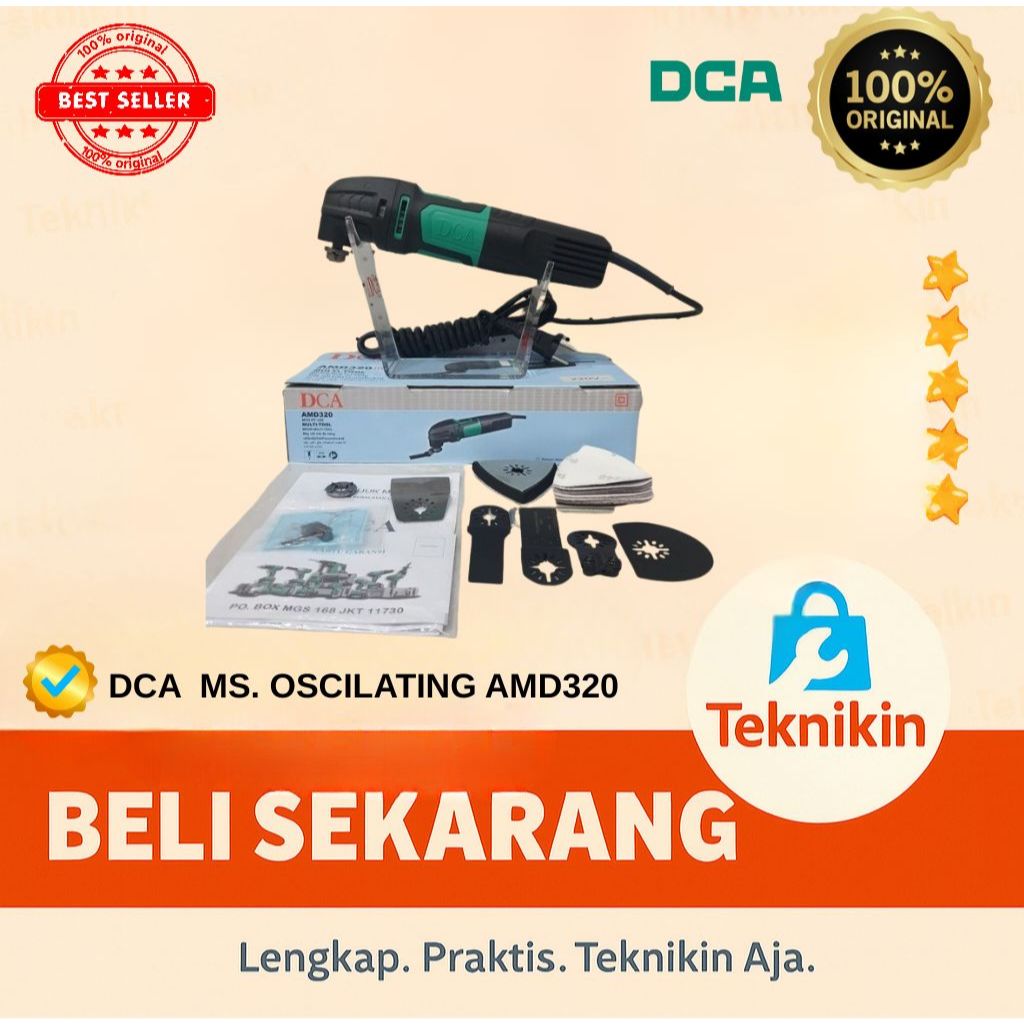 DCA ELECTRIC MULTI TOOL / MESIN OSCILATING AMD320