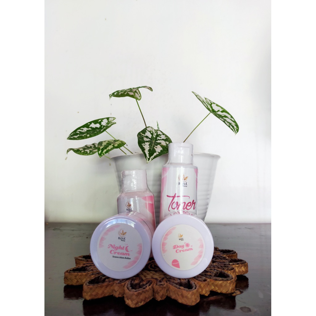 Roya Beauty skincare paket lengkap (free pouch)