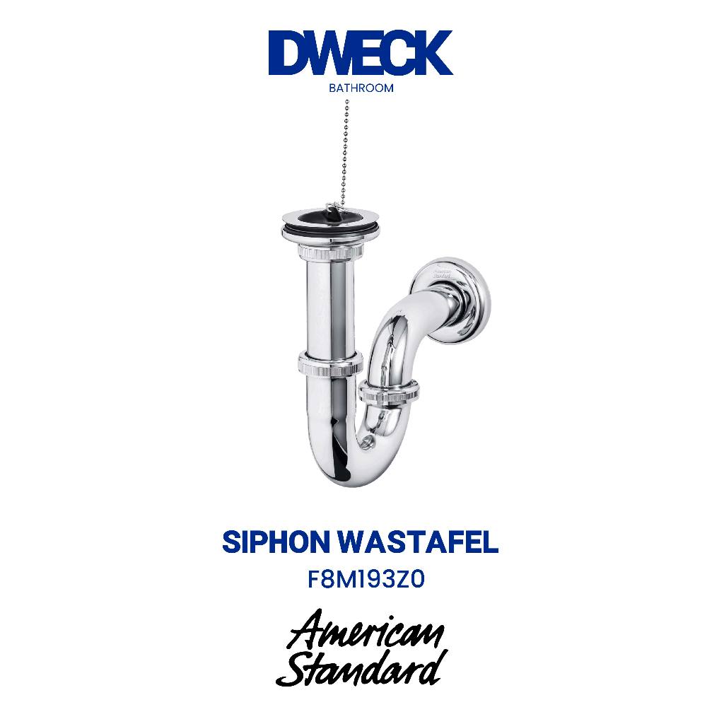 DWECK - Siphon AMERICAN STANDARD Sifon Leher Angsa P-trap for Lavatory With Chain Plug