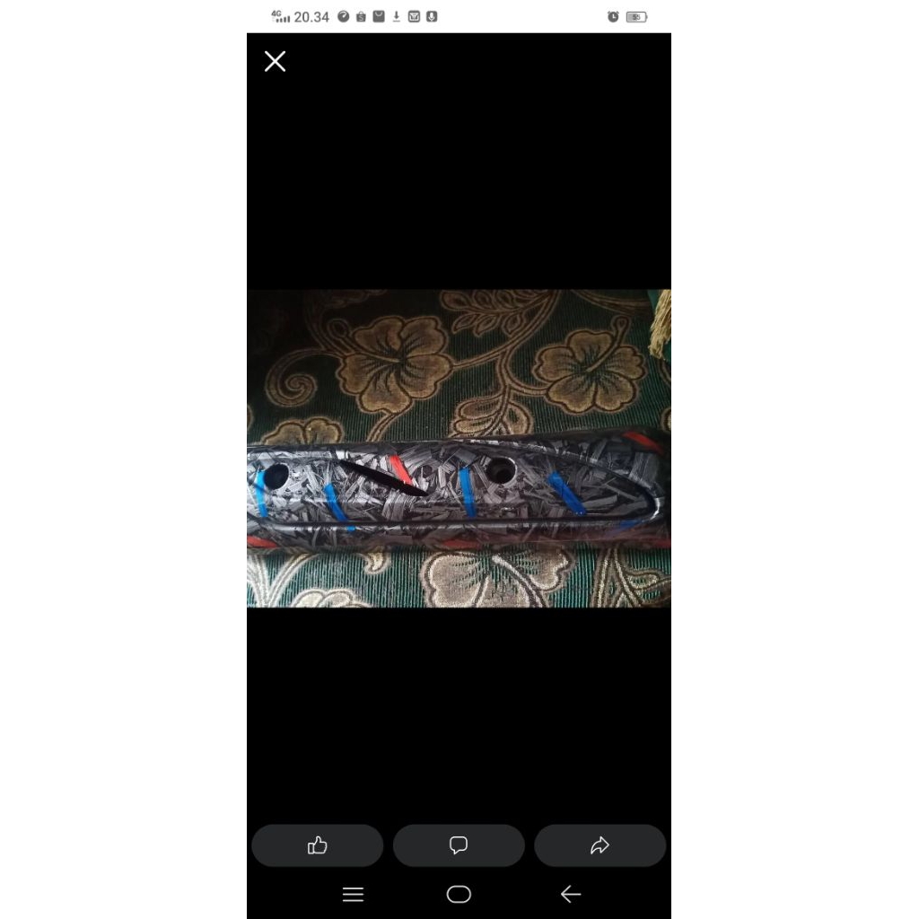 Tameng knalpot Vario 110 karbu