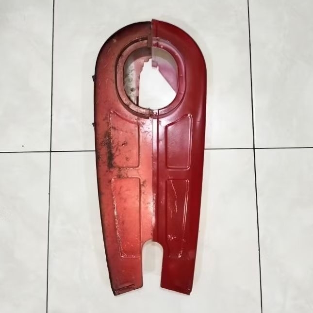 Tutup rantai merah motor Honda S90 s90z Benly