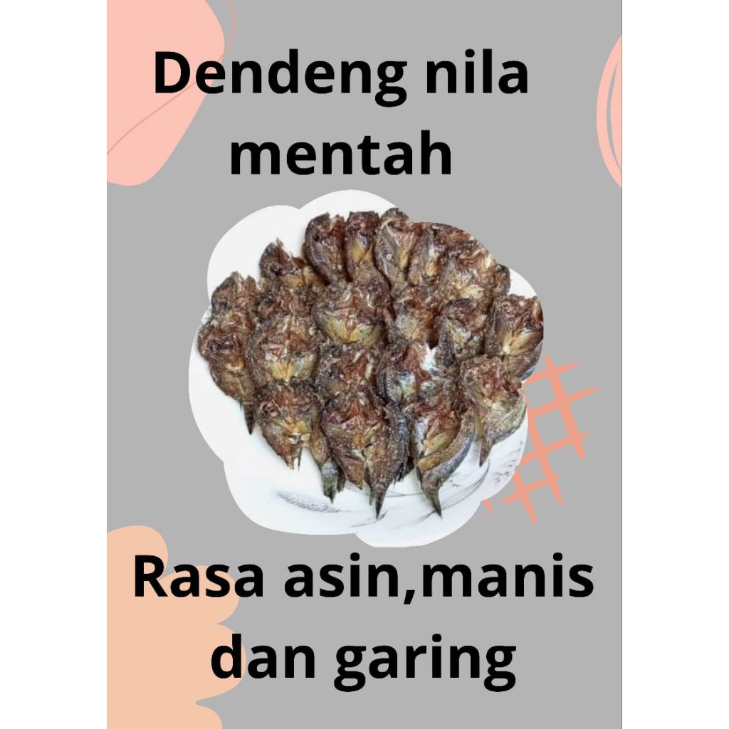 dendeng/kere ikan nila mentah