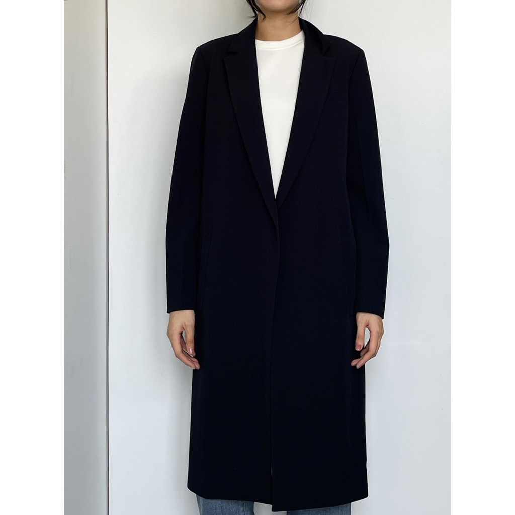 All Saint Luxury elegance long blazer black