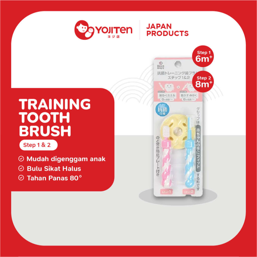 Yojiten Sikat Gigi Anak Lembut Untuk Bayi Step 1 & 2