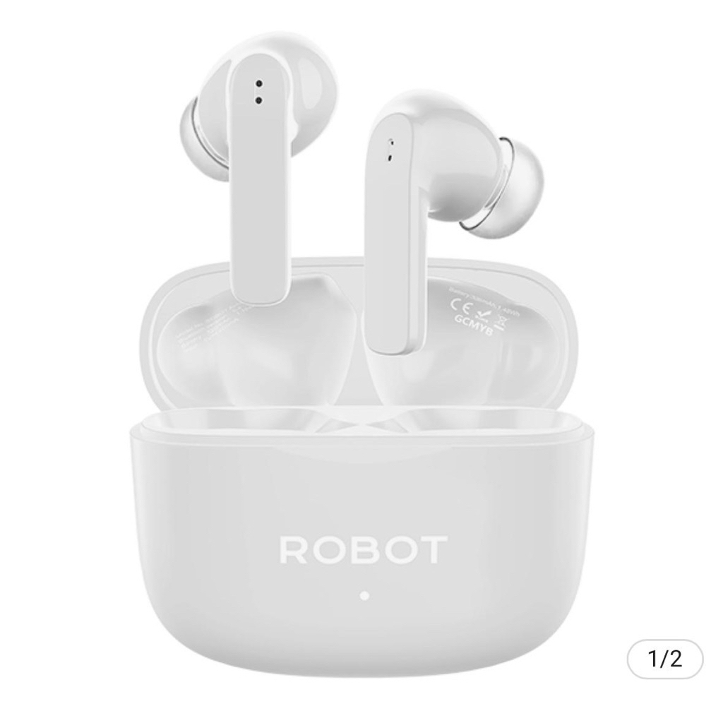 ROBOT T70E Headset Bluetooth Kepala Karet Dengan Playtime 35 Jam