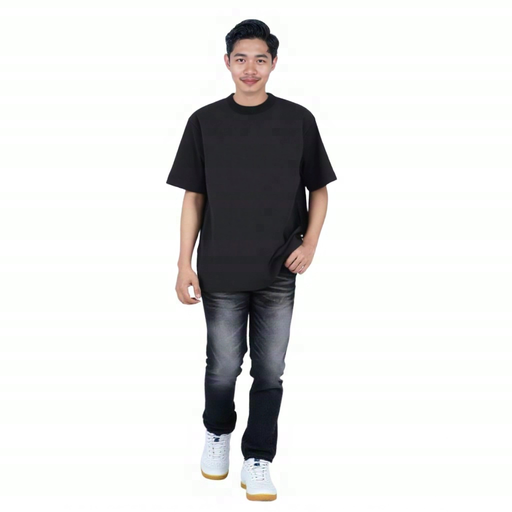 Celana Jeans Denim Pria Slim Fit Lervik Blackjazz