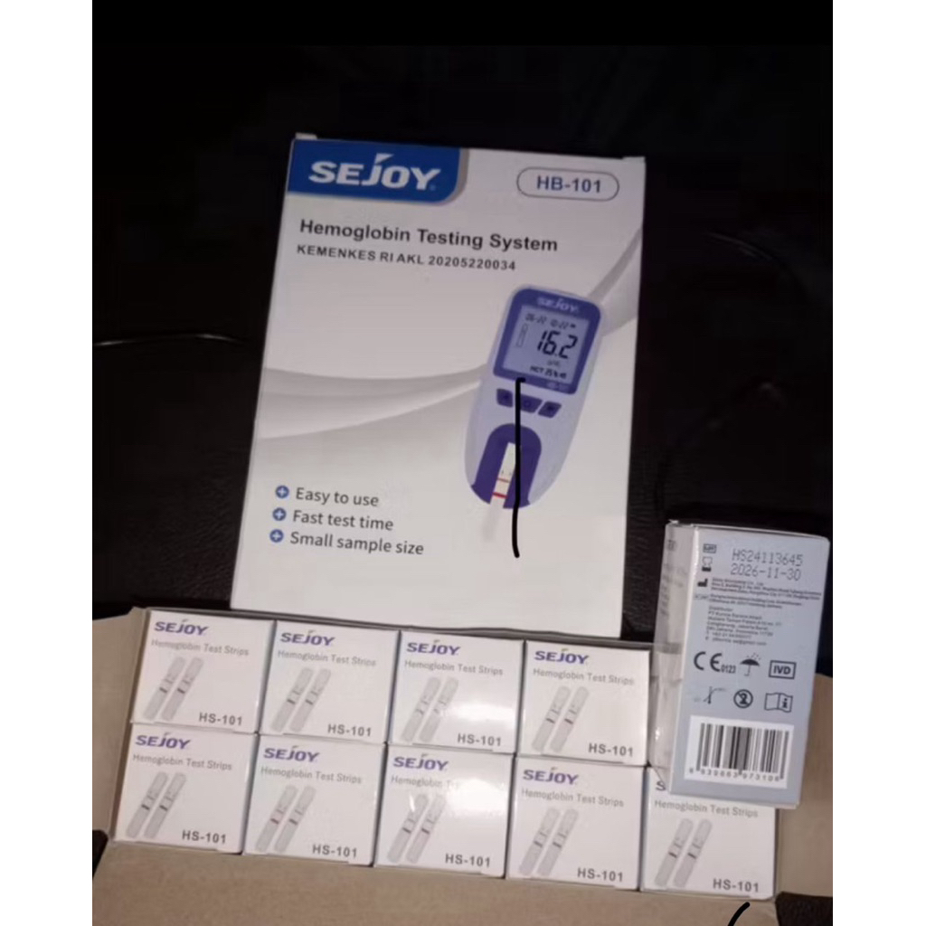 Strip HB Hemoglobin Sejoy isi 50