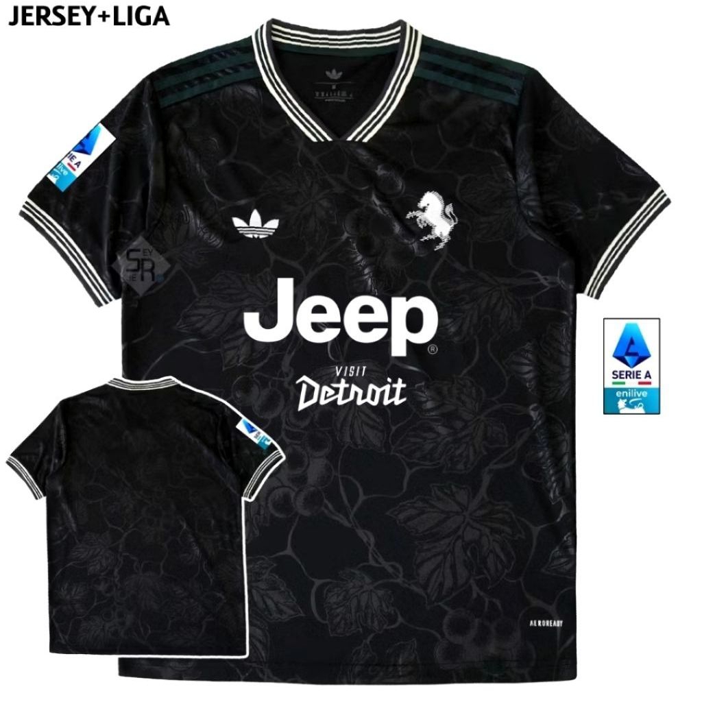 Jersey Juventus thrid 3rd away 2025 2026 baju bola terbaru 25 26
