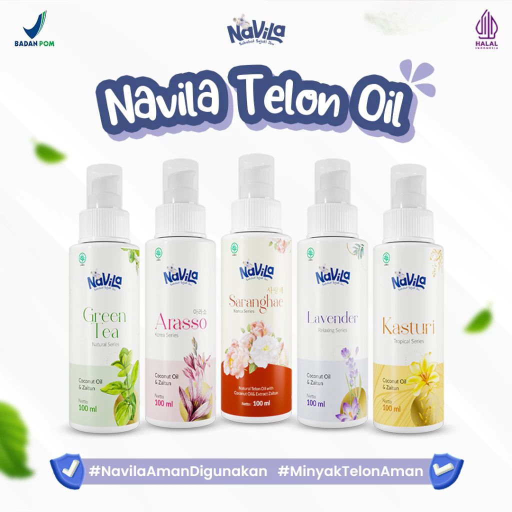 Navila Telon Oil - Minyak Telon Bayi