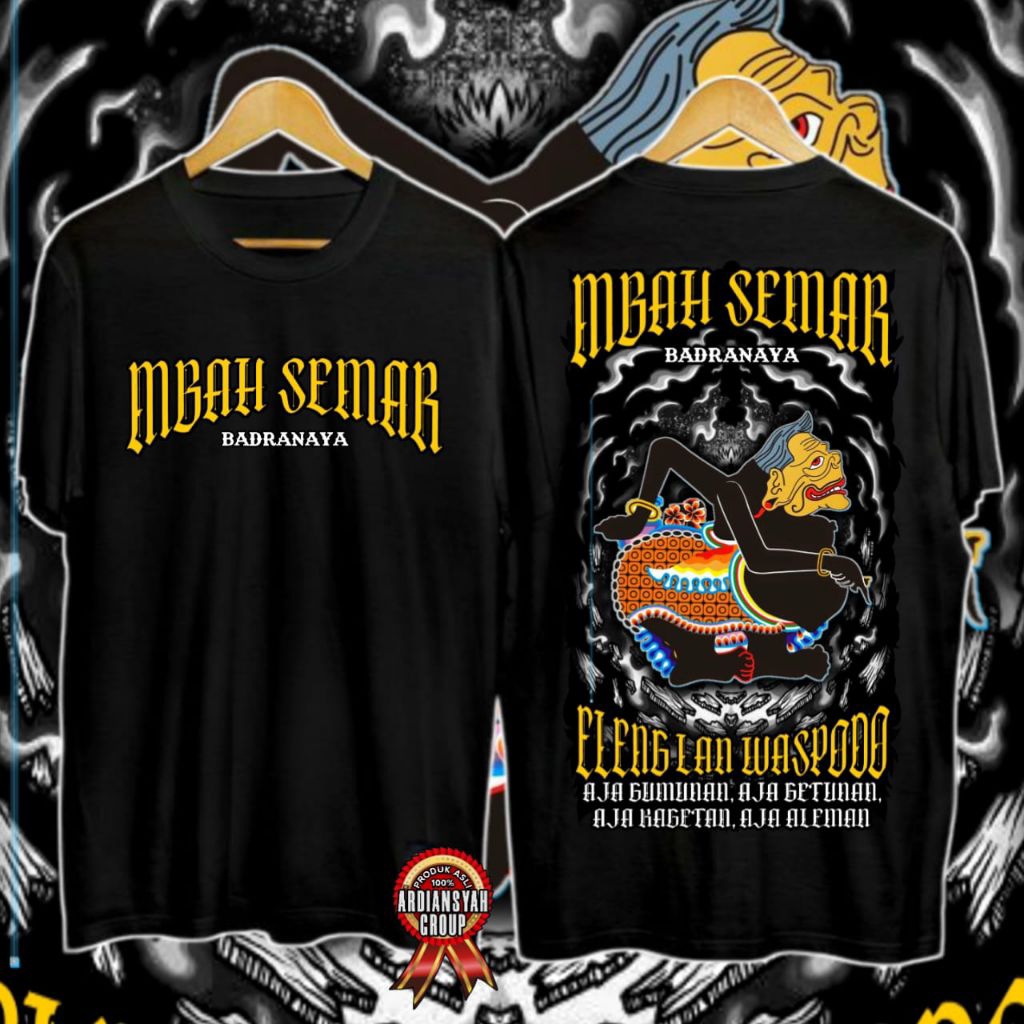Kaos tokoh Jawa Mbah Semar badranaya