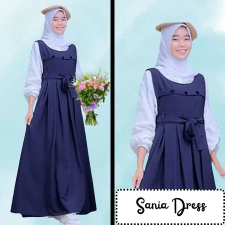Baju Gamis Muslim Anak Tanggung Remaja Abg Murah kekinian Usia 12 13 15 16 Tahun Terbaru Murah Polos