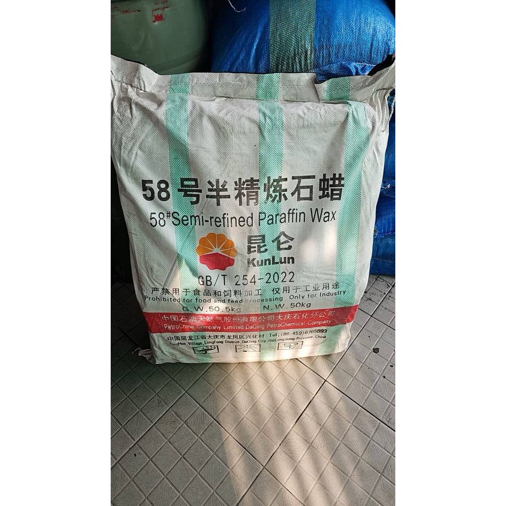 Parafin Wax 50kg Parafin Wax Bahan Pembuat Lilin Parafin Wax / Lilin Padat / Bahan Pembuatan Lilin