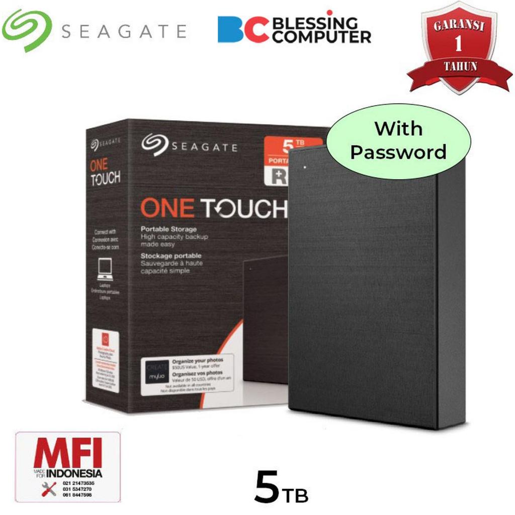 Hardisk External Seagate One Touch 5TB / Hardisk Eksternal Seagate BLK