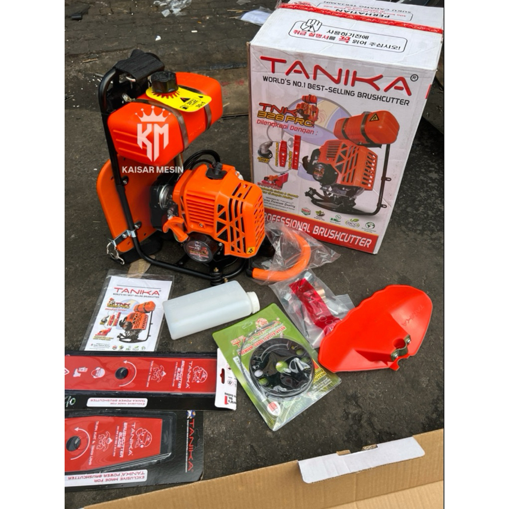 MESIN BABAT RUMPUT POTONG RUMPUT TANIKA TNK 328 PRO BRUSH CUTTER