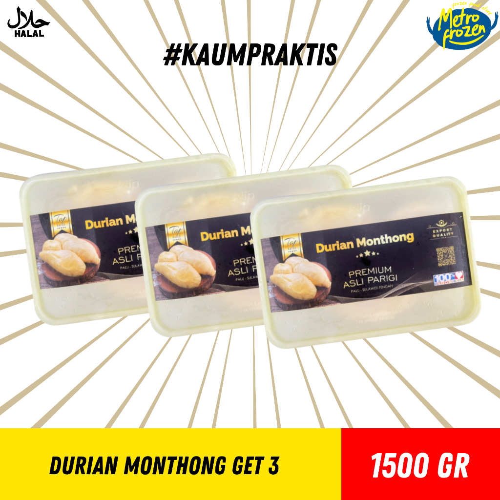 DURIAN Monthong GET 3 //durian monthong premium asli parigi //durian monthong kupas