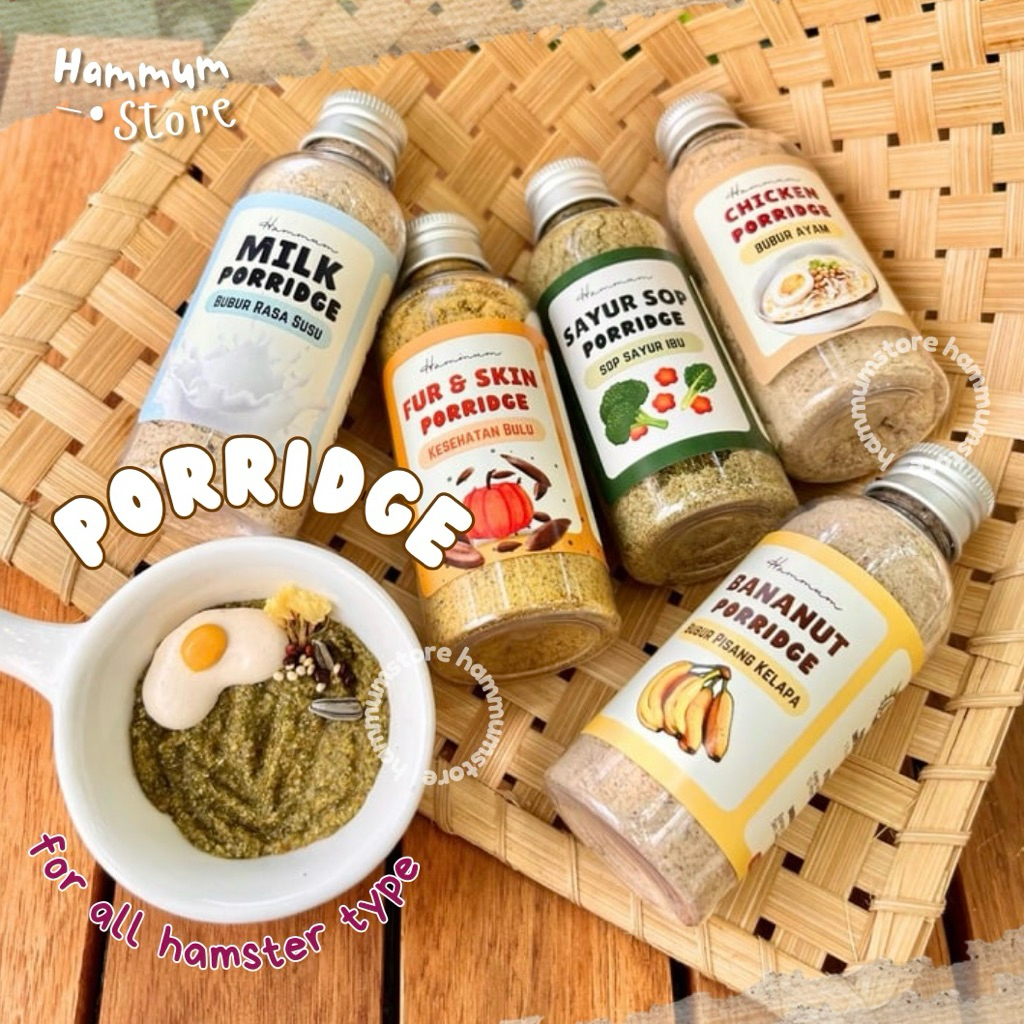Bubur Hamster Hammum | Hamster Porridge | Makanan Hamster | Snack Hamster | Seedmix Hamster | Makana