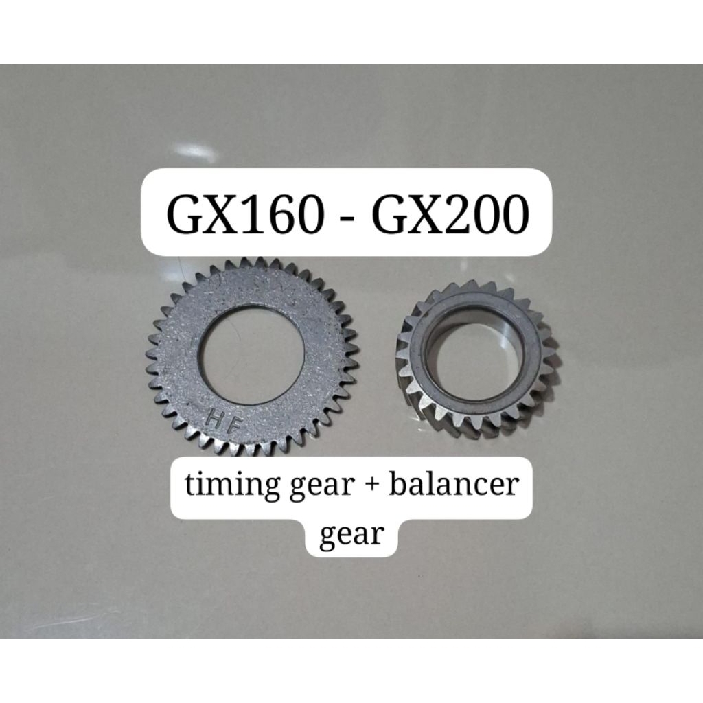 GX160 - GX200 gear timing plus gear balancing