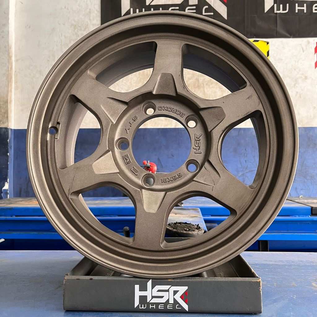 Velg Mobil R16 - Velg HSR TOKYO Ring 16x6,5 inch Pcd 5x139,7 ET10 Cocok Buat Mobil Jimny