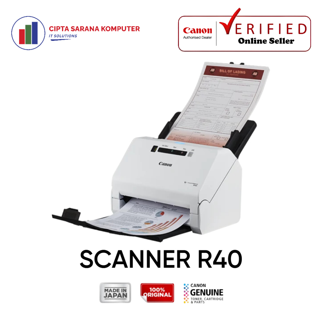Canon image FORMULA R40 Document Scanner