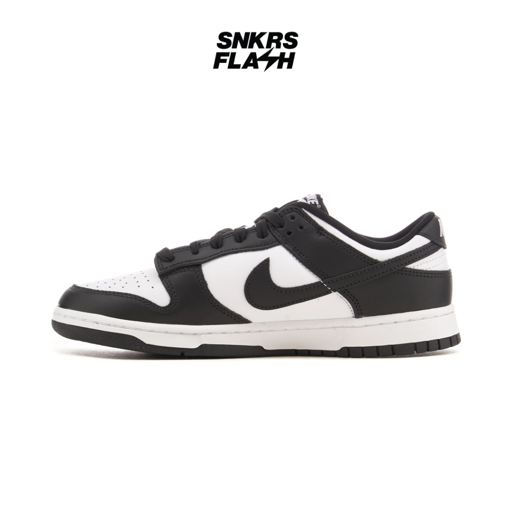 NIKE Dunk Low Retro White Black Panda Sepatu Sneakers Pria - DD1391100 - Size 44.5