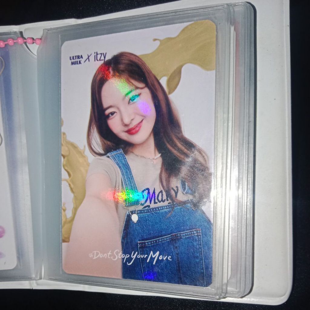 LIA ITZY PHOTOCARD || ultramilk x Itzy collaboration