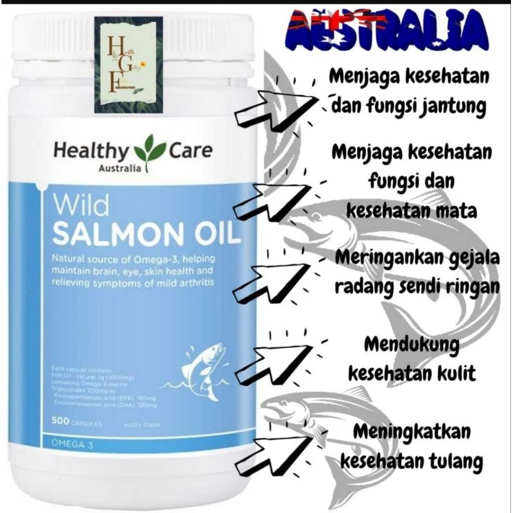 Healthy Care Australia Wild Salmon Oil