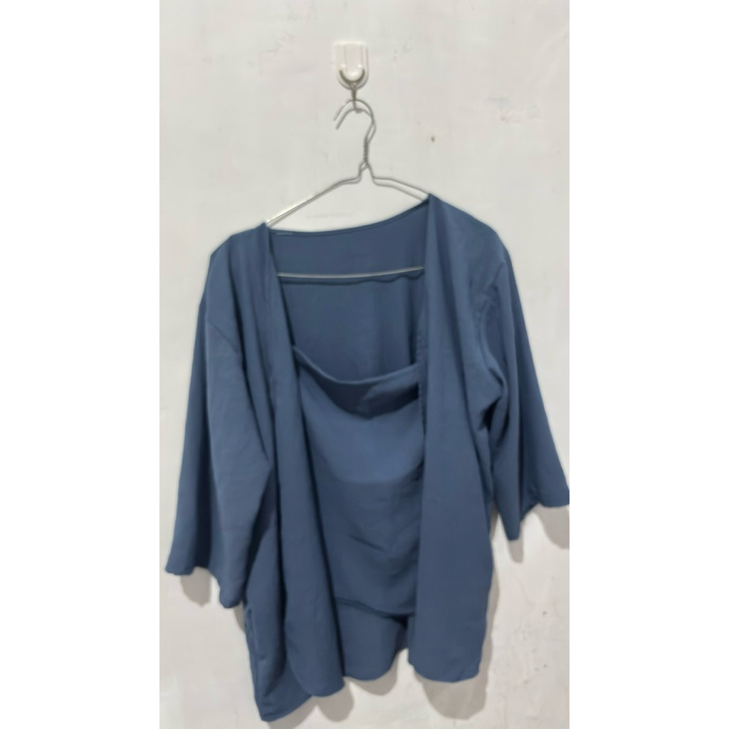 One Set (cardigan+rok lilit)