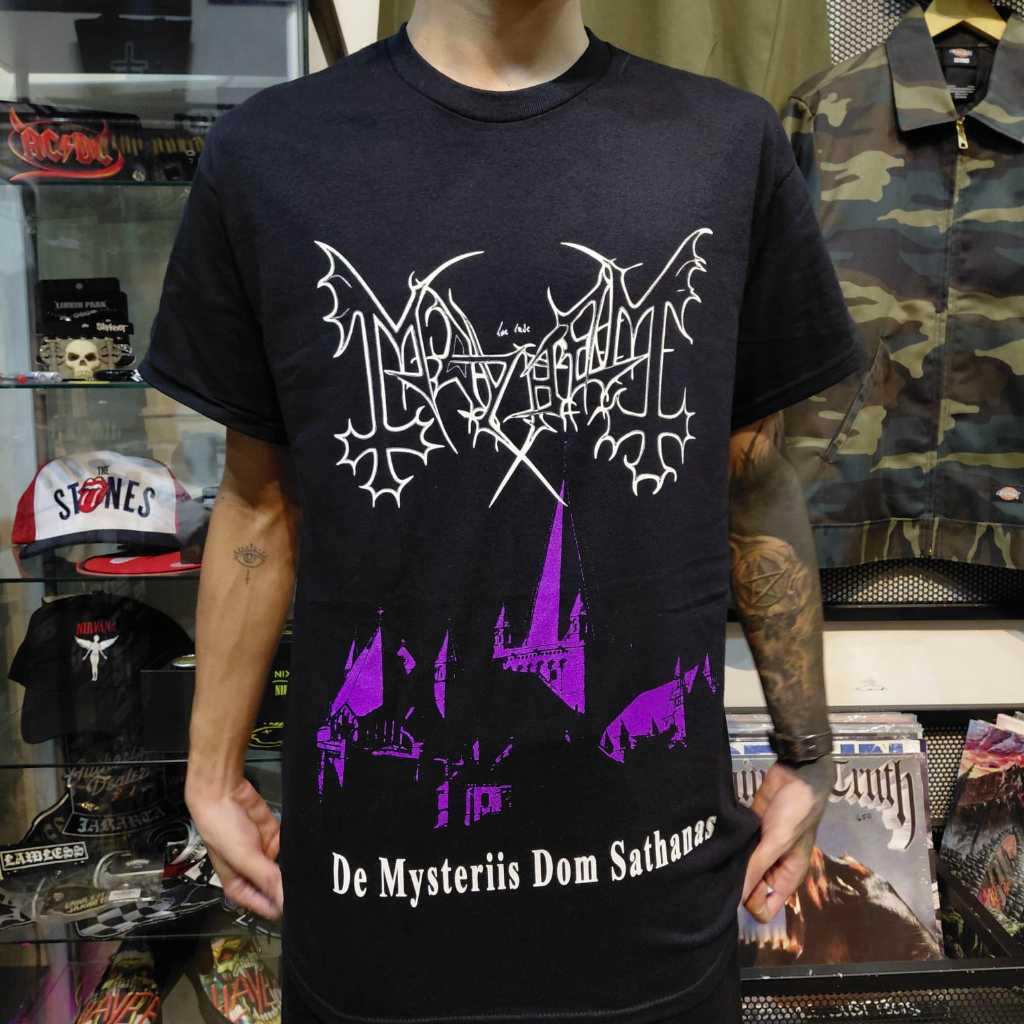 T Shirt Band Official MAYHEM - DE MYSTERIS DOM SATHANAS Original
