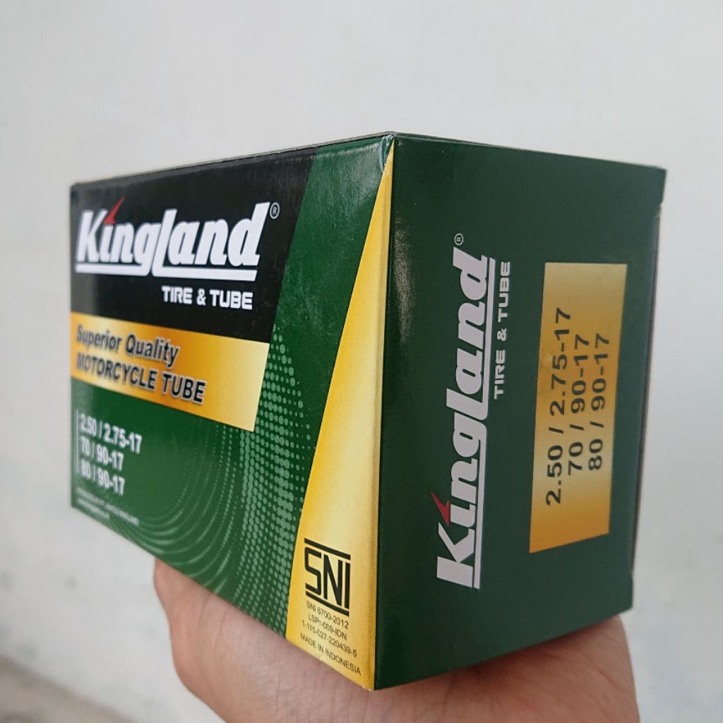 Ban dalam sepeda motor Kingland 14, 17