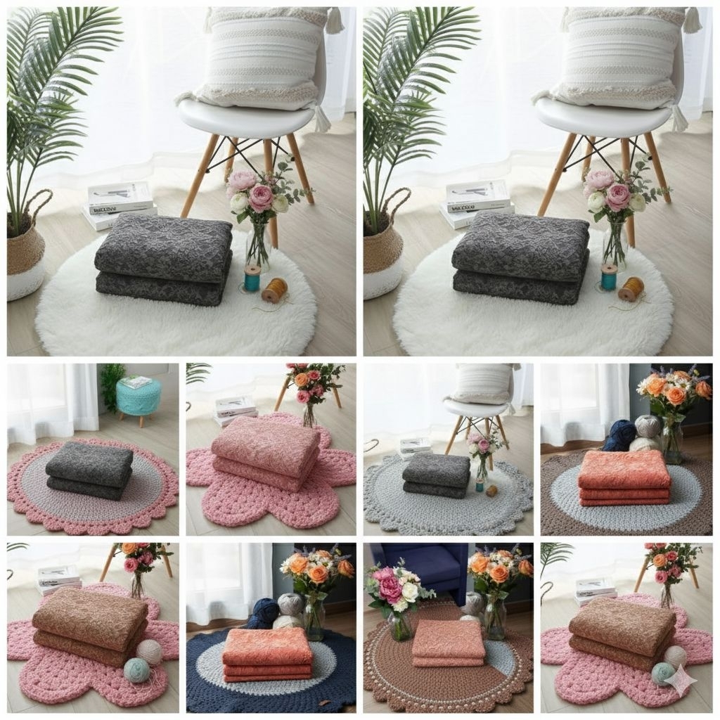 Kain Brokat Variasi Berkualitas – Kain Pesta Elegan Tekstur Timbul Premium Lbt