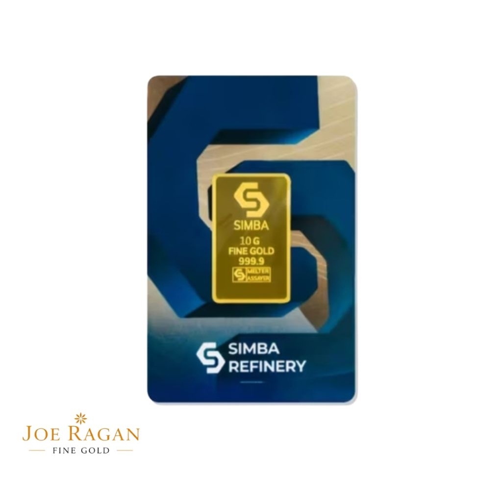 Logam Mulia 10 gram Simba Refinery Series Classic gold emas