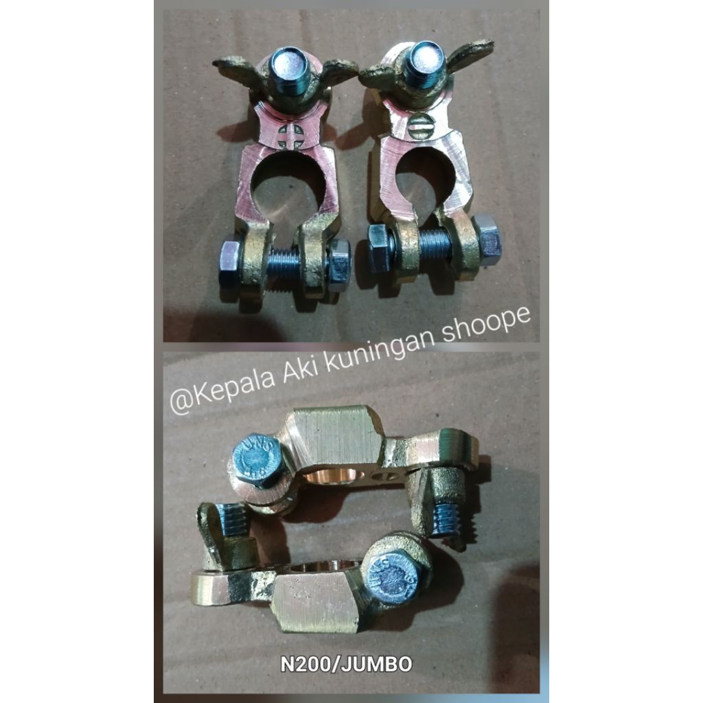 KEPALA AKI / KLEM AKI KUNINGAN JUMBO /N200 /NS200