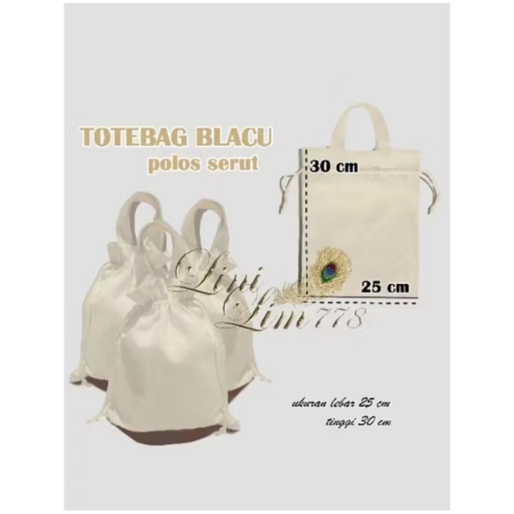 pouch serut totebag serut/pouch blacu serut