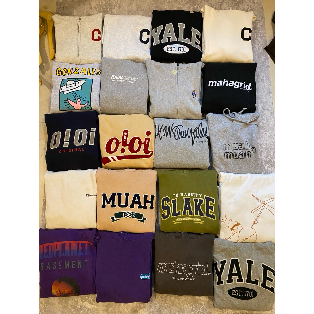 Hoodie Korean Brand Yale, Cover, Acover, Mahagrid, Slake, Ona, Muah, Ona, OiOi, Markgonzales, Compag