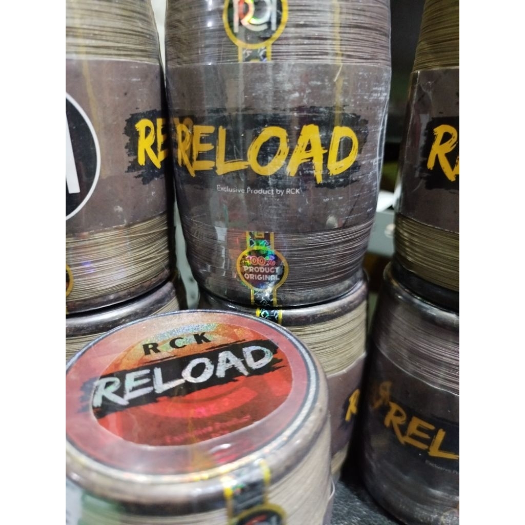 Gelasan Matot RELOAD Bahan Gold Original Product RCK