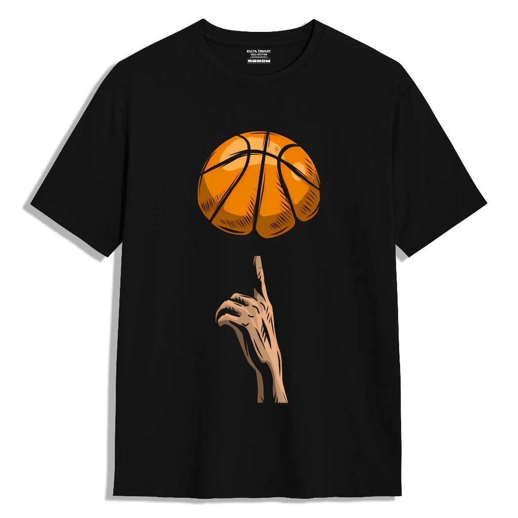TAPONG Kaos HAND BASKETBALL - Kaos Pria Kain Katun Premium Cotton Combed 24s