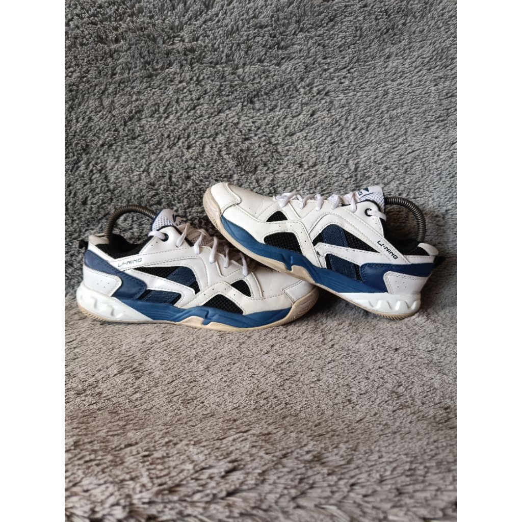 SEPATU BADMINTON LINING AYTN003 SIZE 40 ORIGINAL SECOND PUTIH KEREN
