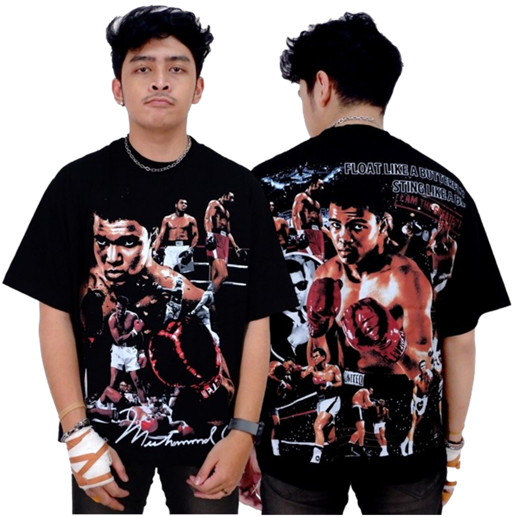 Muhammad Ali Boxing T-shirt Sport Bootleg Vintage Oversize