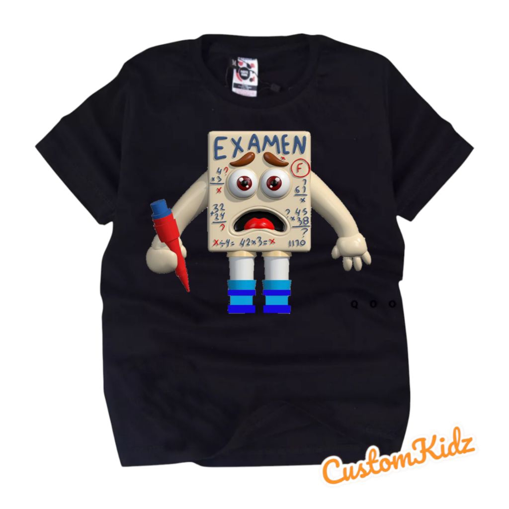 Baju anak kaos anak My Examen steal A brainrot